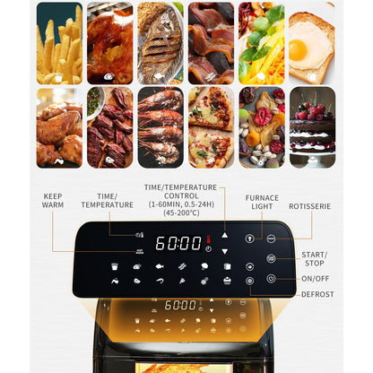 Fritadeira pneumática multifunções Aigostar Master 10L