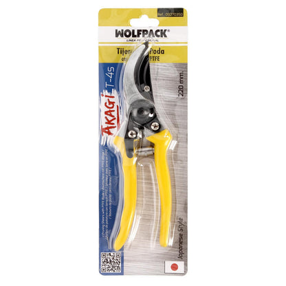 Tijera Podar 1 Mano Japonesa Akagi T-4s  220 Mm. Mangos Aluminio Endurecido, Hoja Recubierta Ptfe_3