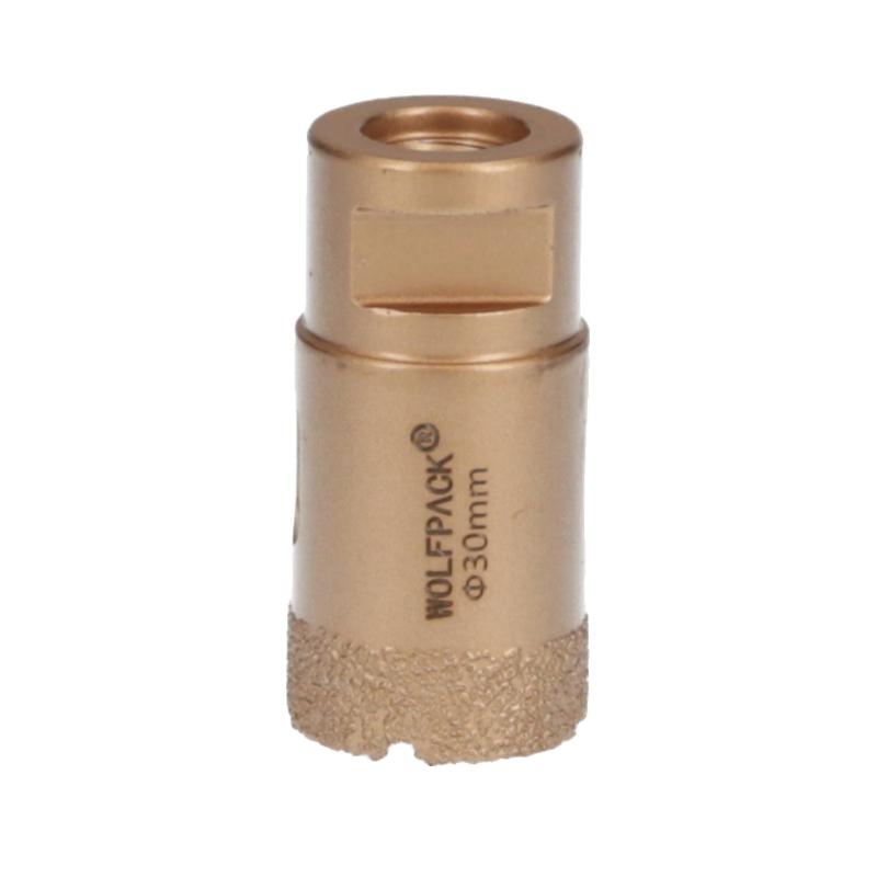 Corona Diamante Para Amoladora Ø 30 Mm. Conexión Rosca M14. Corte Seco_0