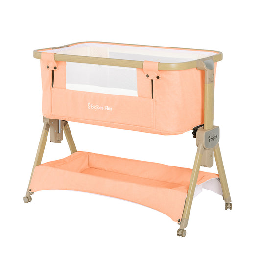 Minicuna De Colecho Plegable Bigtoes Flex Peach Deco_0