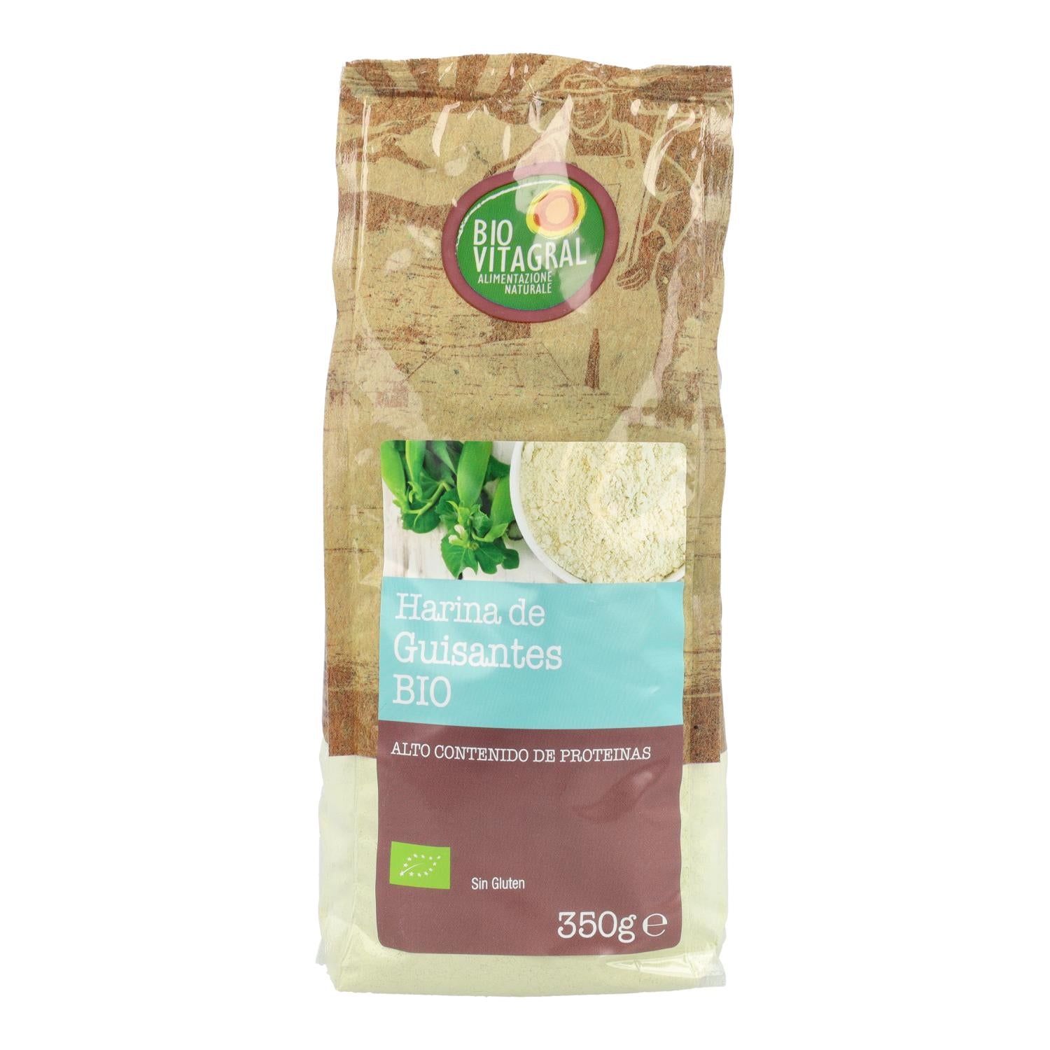 Harina de Guisantes Sin Gluten Biovitagral 350 g