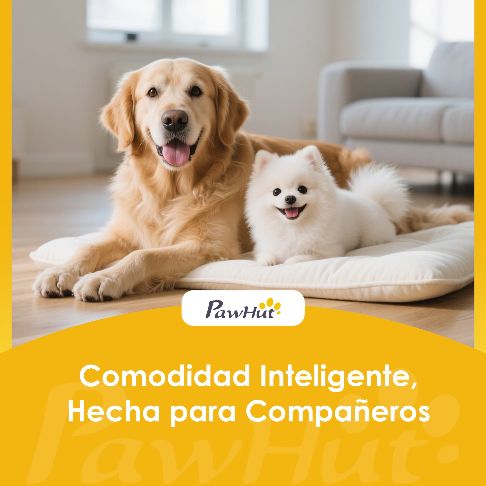 Pawhut Escalera Para Mascotas Plegable De 3 Peldaños 53x30,5x36,5 Cm Marrón_4