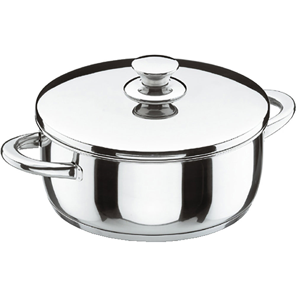 Cacerola Vitrocor De Acero Inoxidable Con Tapa - 28 Cm - 6,5 L_0
