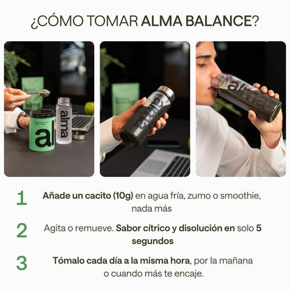 Alma® Batido Diario Con Espirulina Y Vitaminas 300g Y 120 Gominolas De Creatina Creavitalis® Vitamina D3 Y Espirulina_3