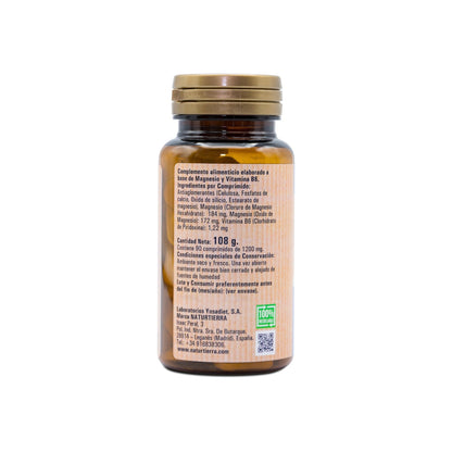 Magnésio + Vitamina B6, 90 comprimidos. NaturTierra