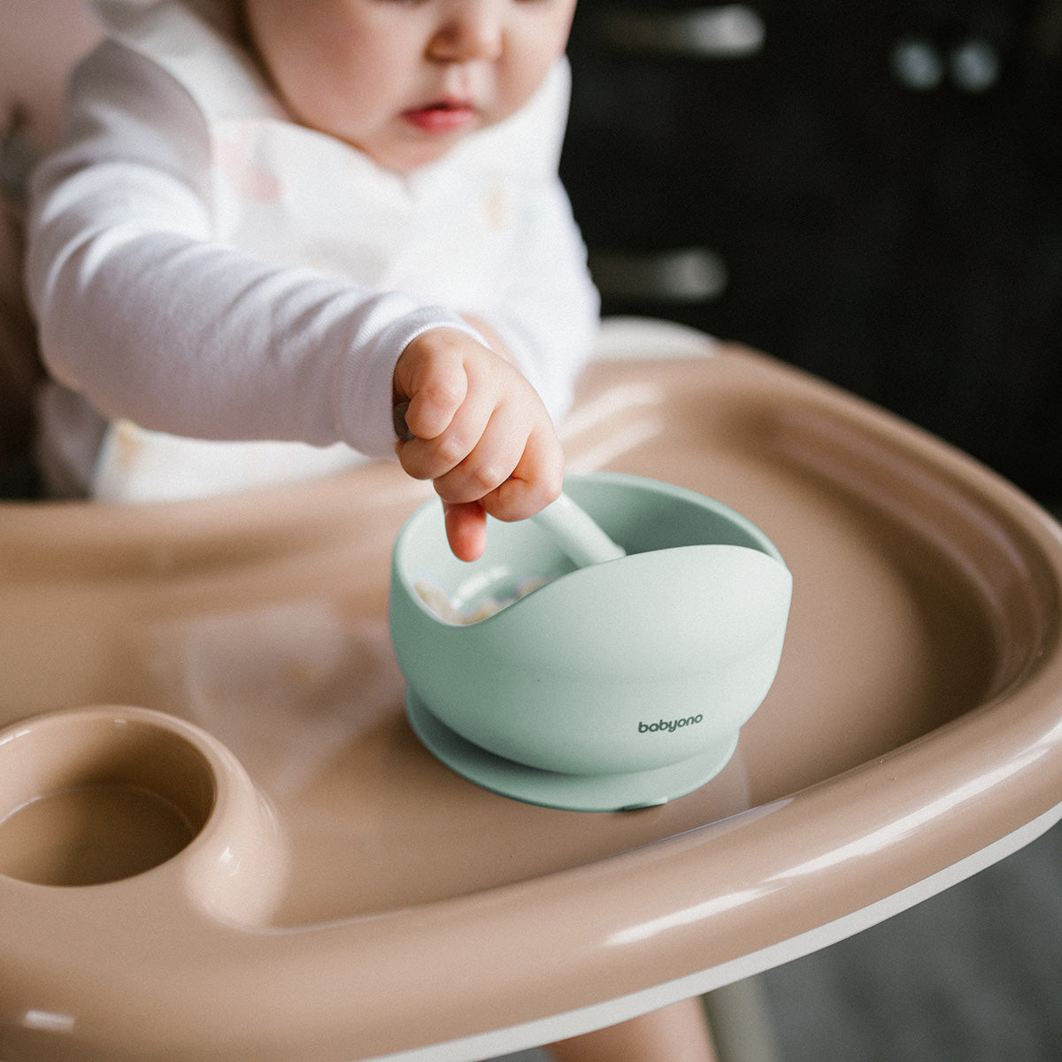 Bowl Silicona Con Ventosa Para Bebés Mint_2