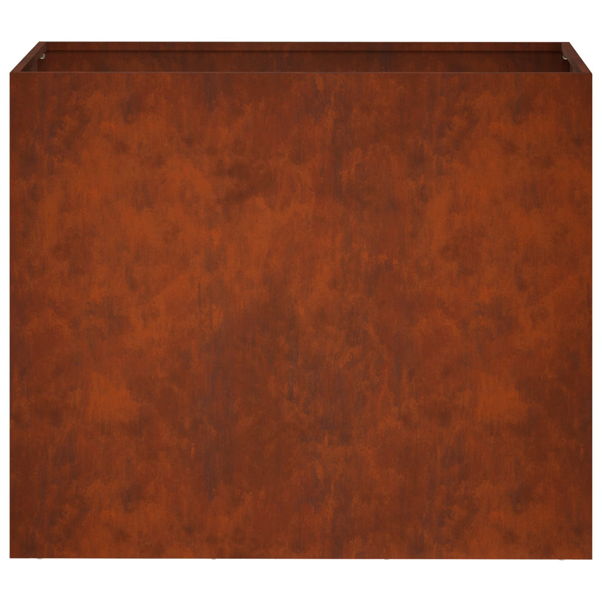 Macetero De Jardín Oxidado 60 X 30 X 50 Cm Acero Oxidado_3