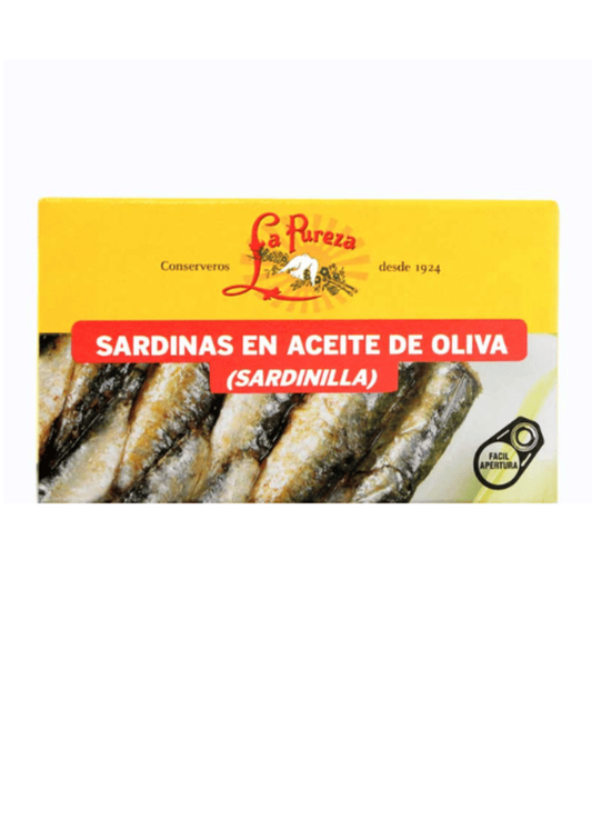 Sardinillas En Aceite De Oliva 125ml (20/24) - La Pureza_0