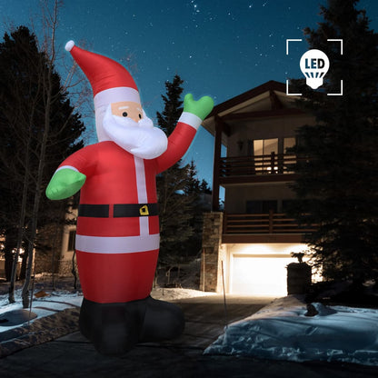 Vidaxl Papá Noel Inflable Con Luces Led Ip20 600 Cm Xxl_1