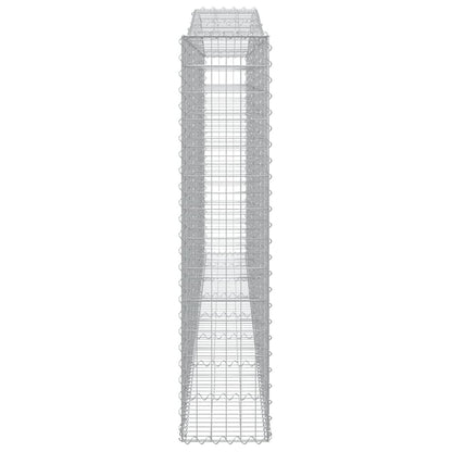Cestas De Gaviones 15 Uds Forma De Arco Hierro 400x30x140/160cm_4