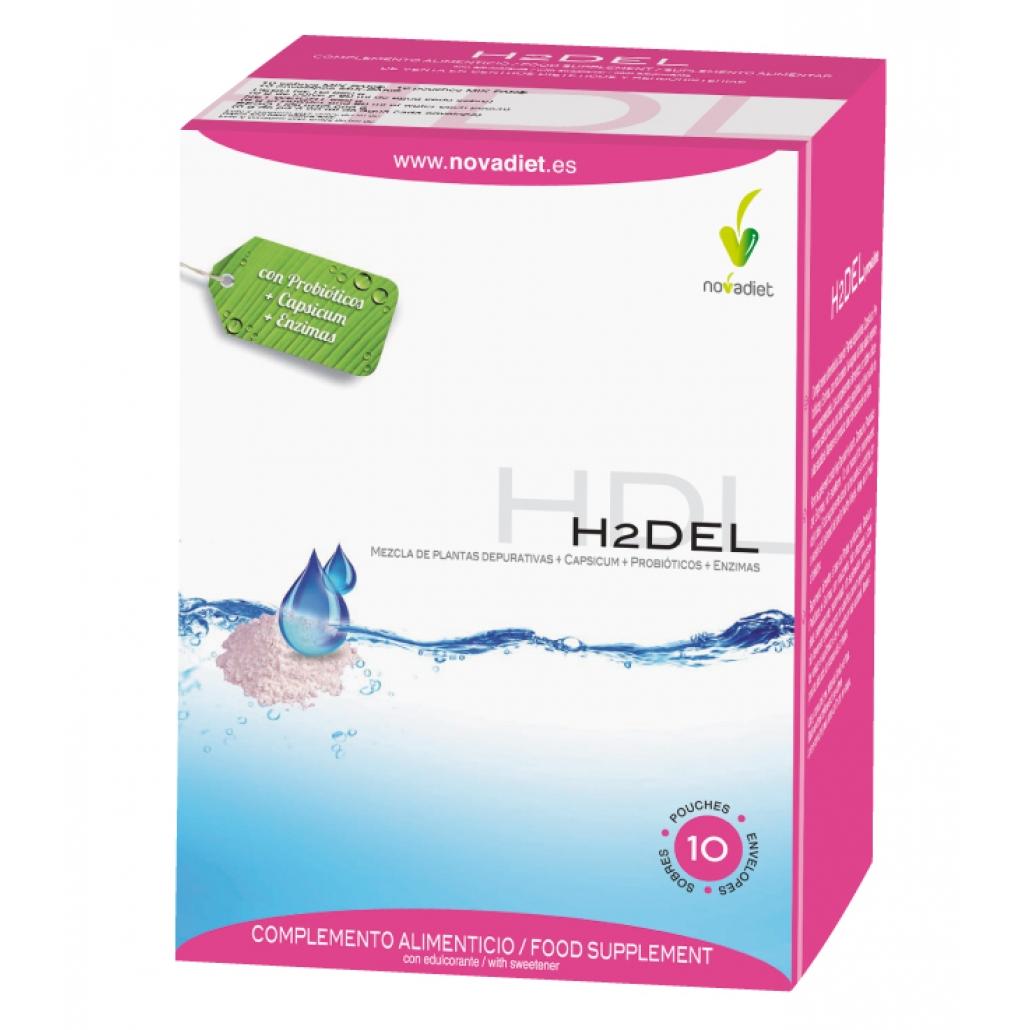 H2DEL Novadiet, 10 saquetas