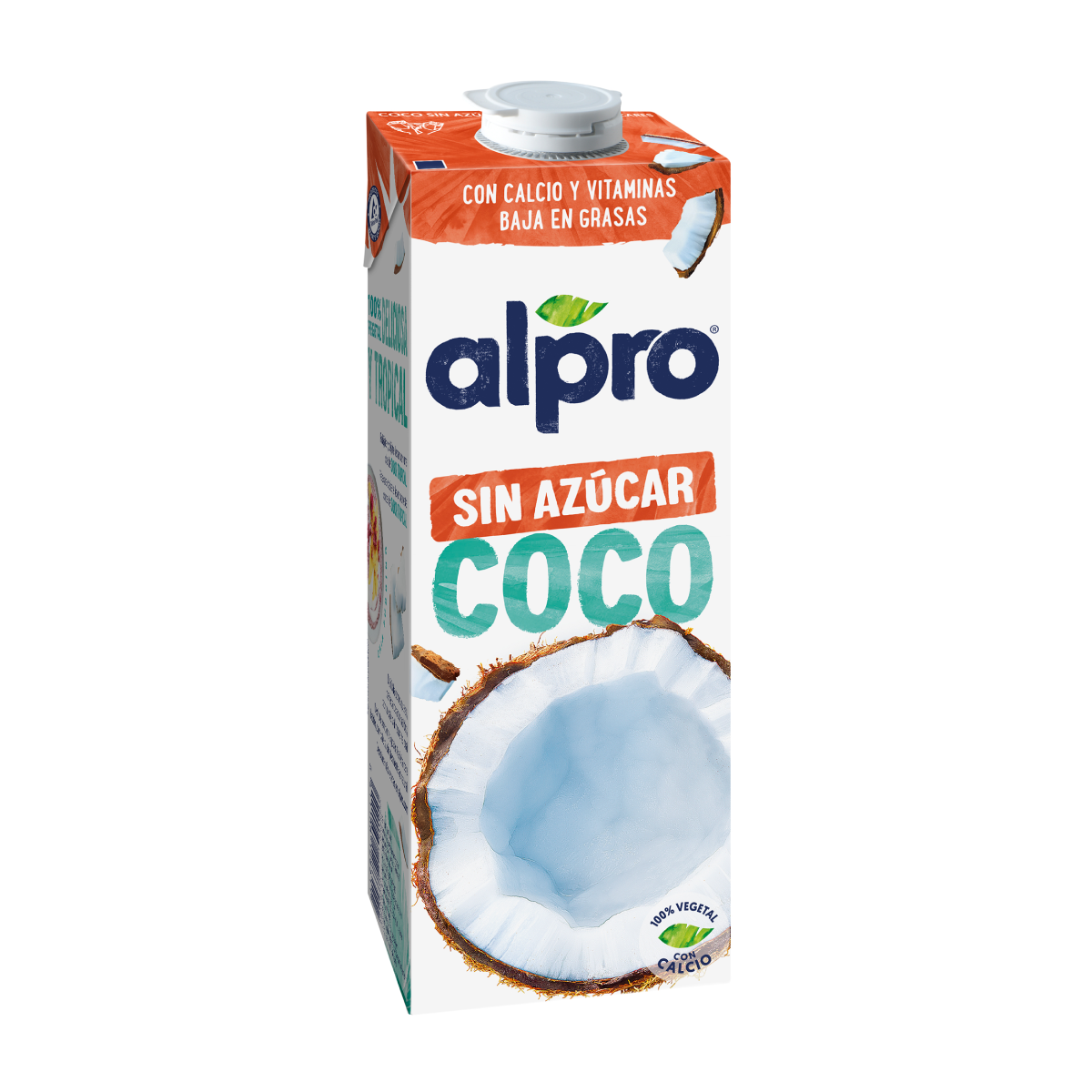 Bebida de coco sem açúcar Alpro 1 litro