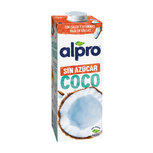 Bebida de coco sem açúcar Alpro 1 litro