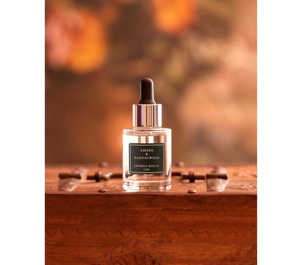 Cerería Mollá 1899 Bruma De Hogar (aceite Esencial) Amber & Sandalwood 30ml_1