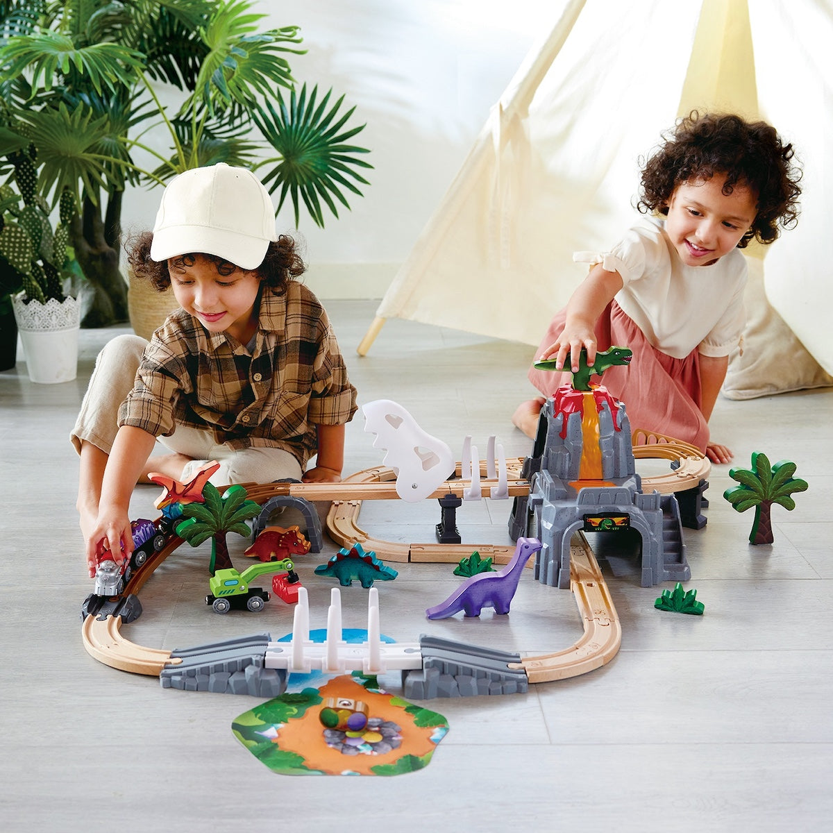 Circuito Tren Aventura Dino Hape_2