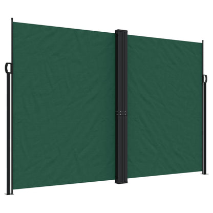 Vidaxl Toldo Lateral Retráctil Verde Oscuro 220x1200 Cm_0