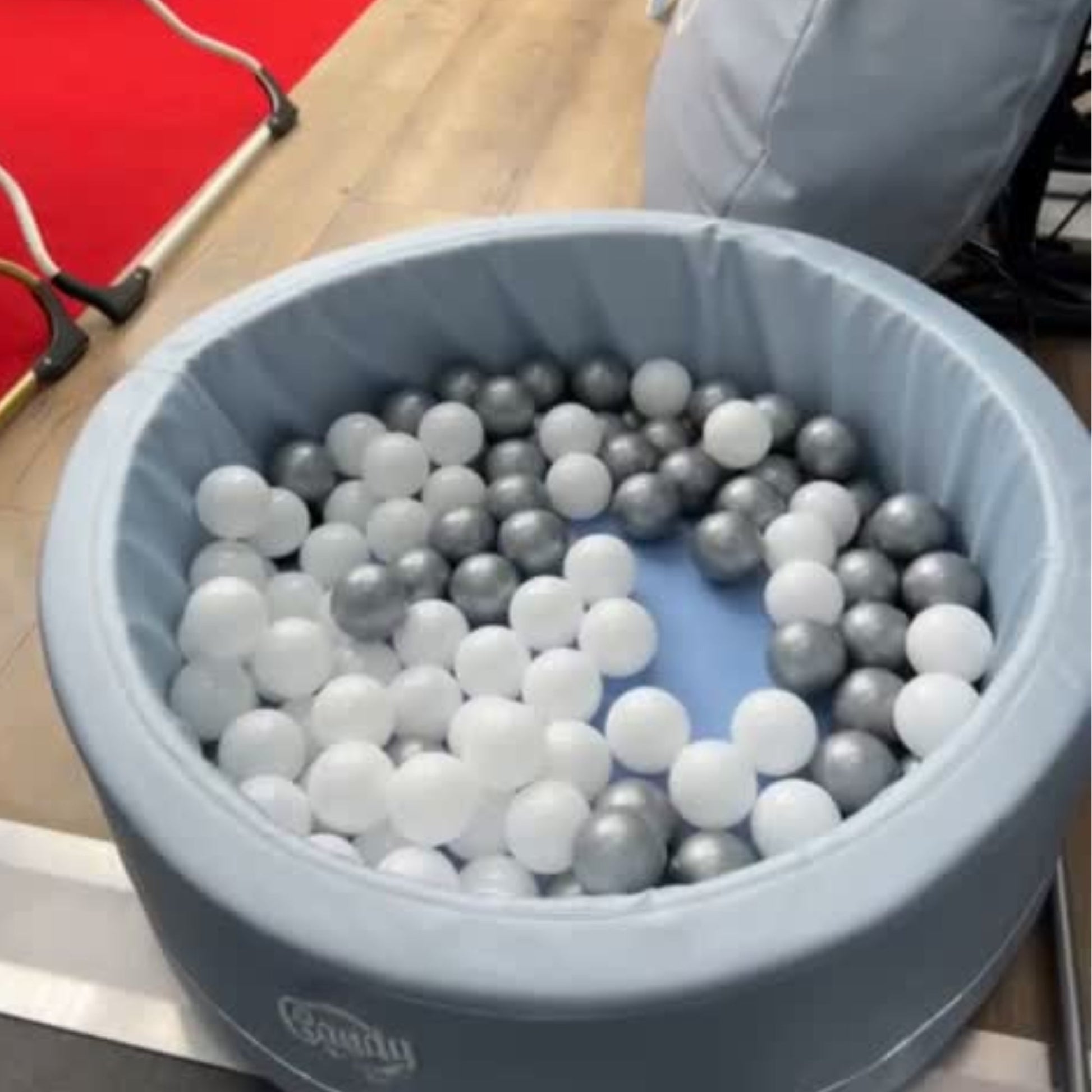 Piscina De Bolas Polipiel Candy Azul Claro_2