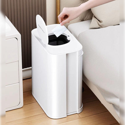 Cubo De Basura De 15,9l Con Tapa Y Pedal De Manos Libres Joybos_3