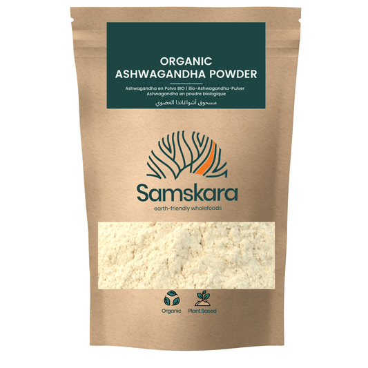 Ashwagandha En Polvo Bio - 500g | Superalimento Ecológico Vegano Para Batidos, Smoothies Y Zumos, Sin Azúcares Añadidos_0