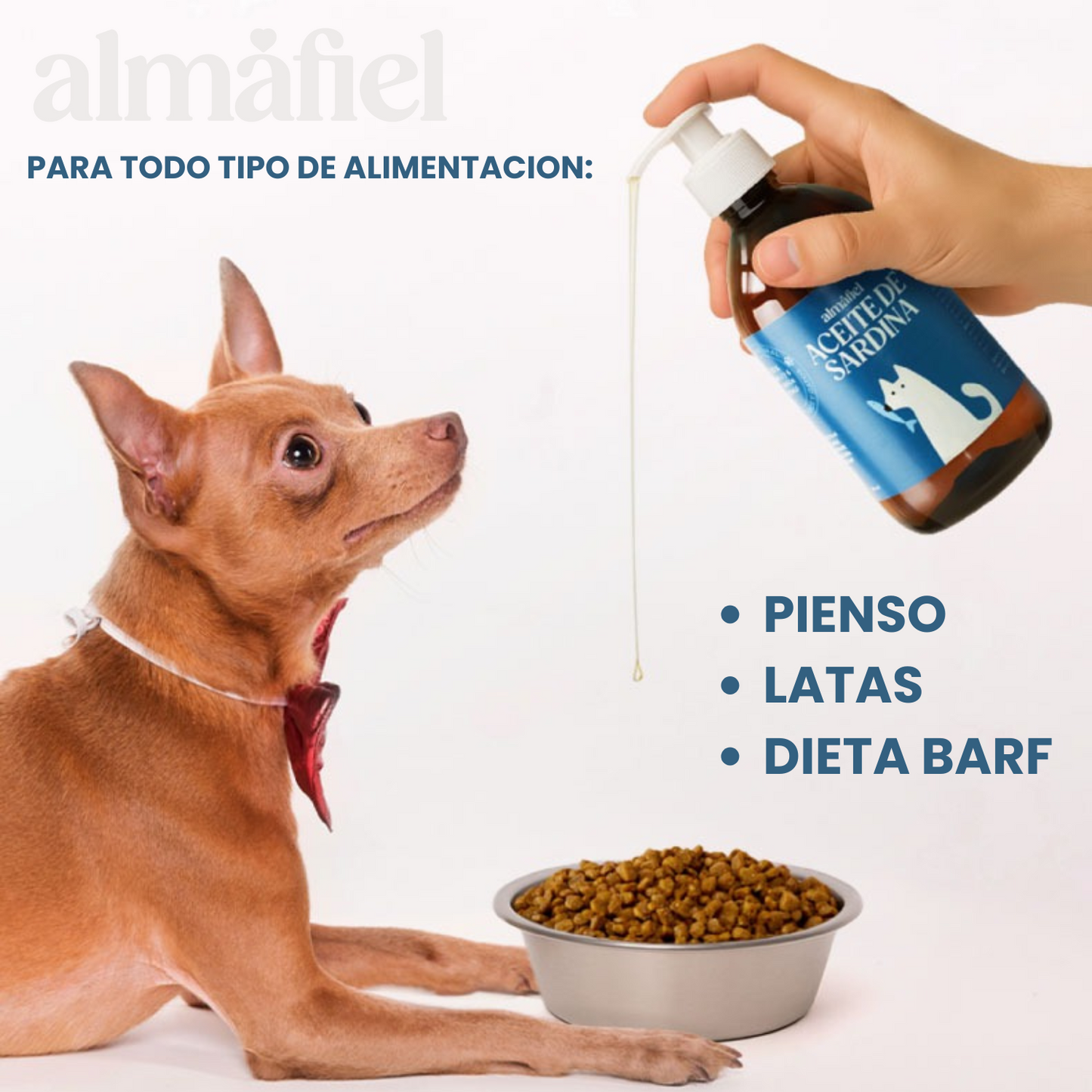 500 ml Aceite De Sardina - Omega 3 Salvaje para perros y gatos_3