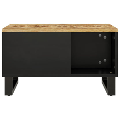 Mesa De Centro De Madera Maciza Mango 60x50x35 Cm_1