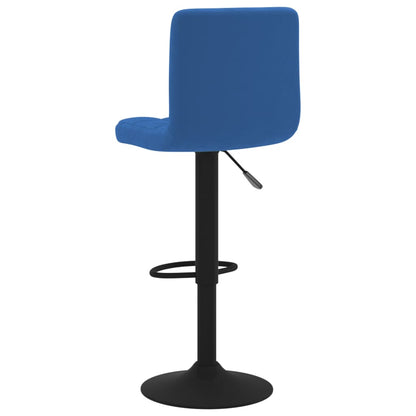 Taburete De Cocina De Terciopelo Azul_3