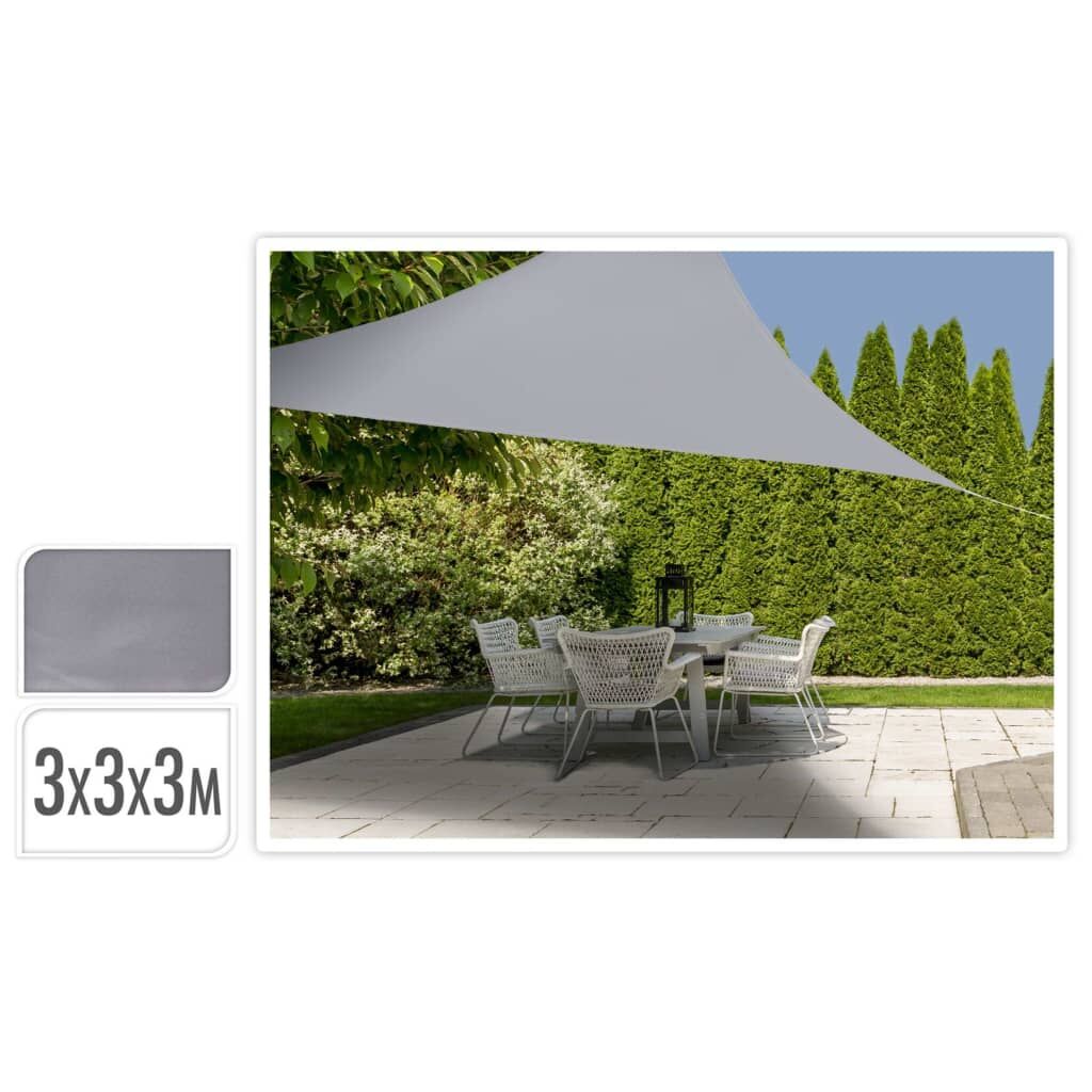 Progarden Toldo De Tela Triangular Gris 3x3x3 M_1