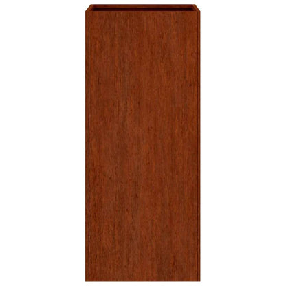 Jardinera De Acero Corten 32x29x75 Cm_5