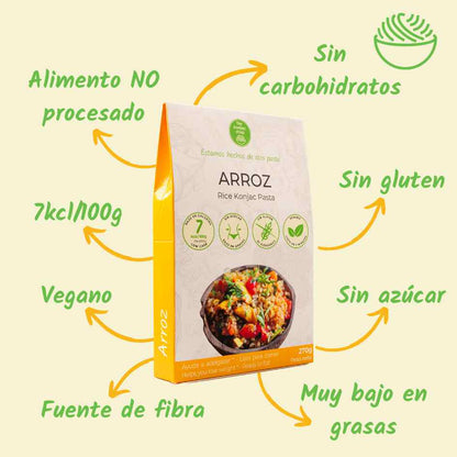Arroz Konjac The Konjac Shop 270g