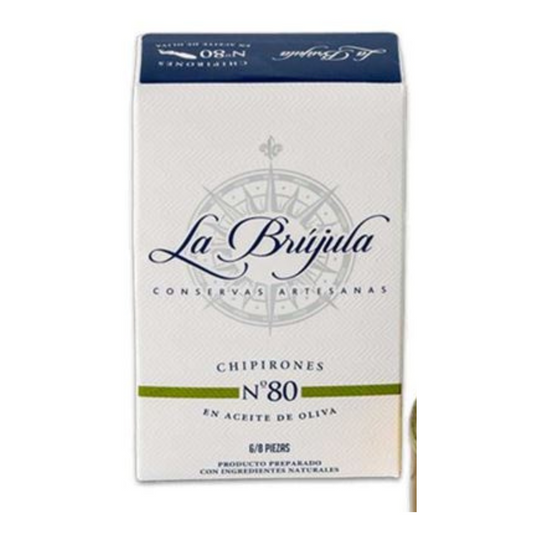 Lulas em azeite 6/8 La Brujula 110 g