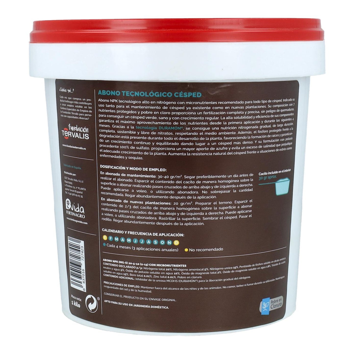 Fertinagro fertilizante tecnológico para relvado 1 kg