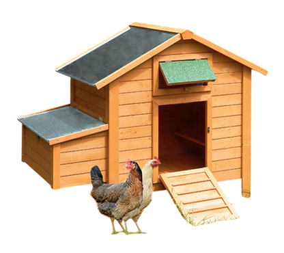Gallinero Island Premium Para 6-8 Gallinas - Nido Con Dos Compartimentos Y Acceso Desde El Exterior_0