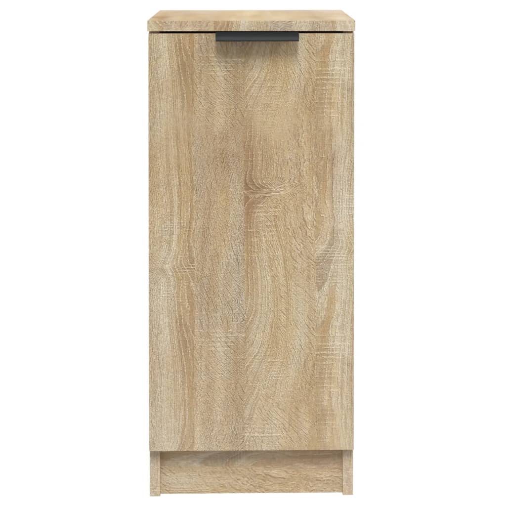 Aparadores 2 Uds Madera Contrachapada Roble Sonoma 30x30x70 Cm / Vetonek_2