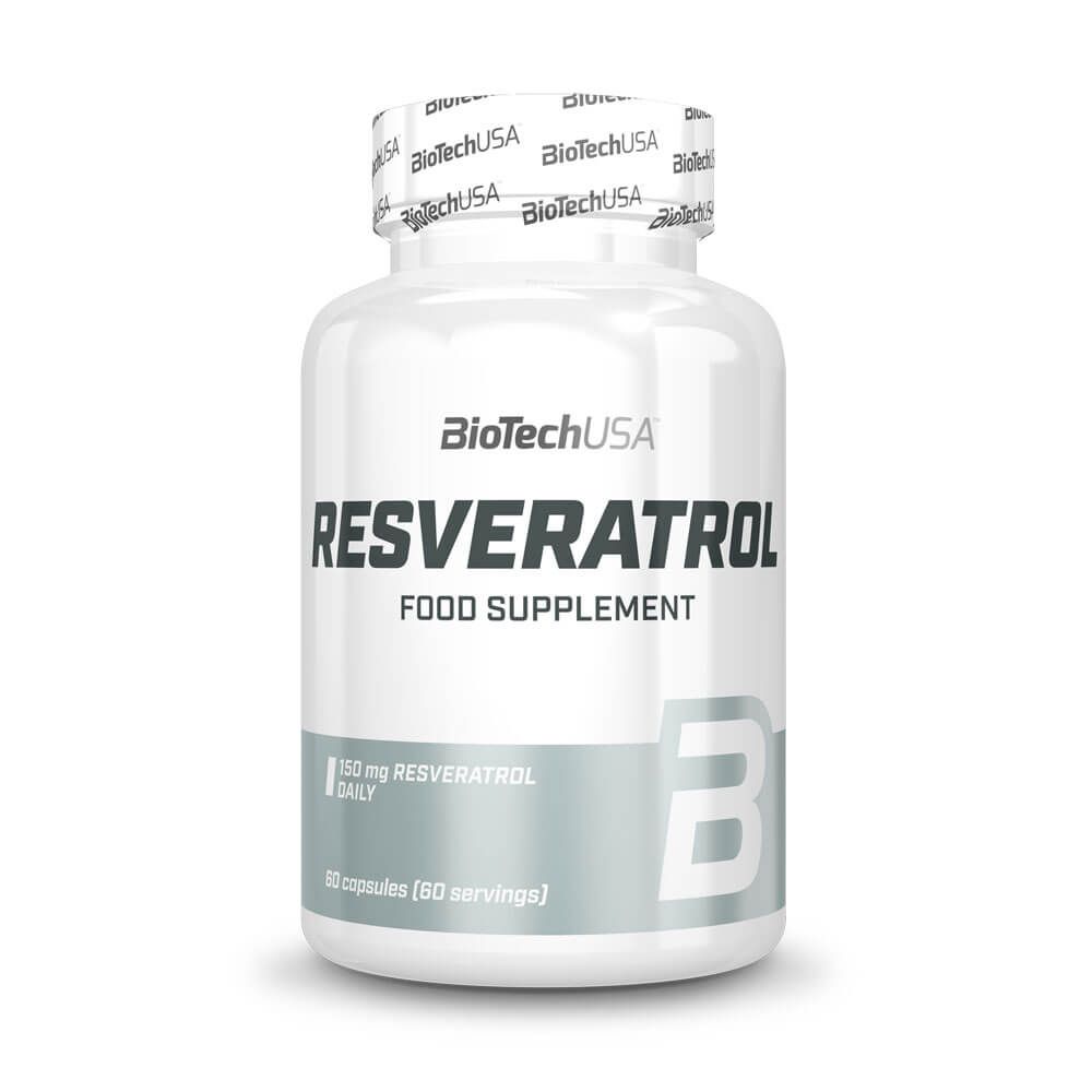 Resveratrol - 60 Cápsulas - Antioxidantes - Biotech Usa_0