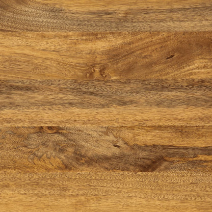 Mesa De Centro Madera Maciza De Mango Y Hierro 110x50x40 Cm_4