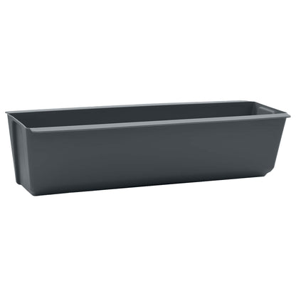 Cajas De Flores Para Palets Euro 24 Uds. Gris Polipropileno_5