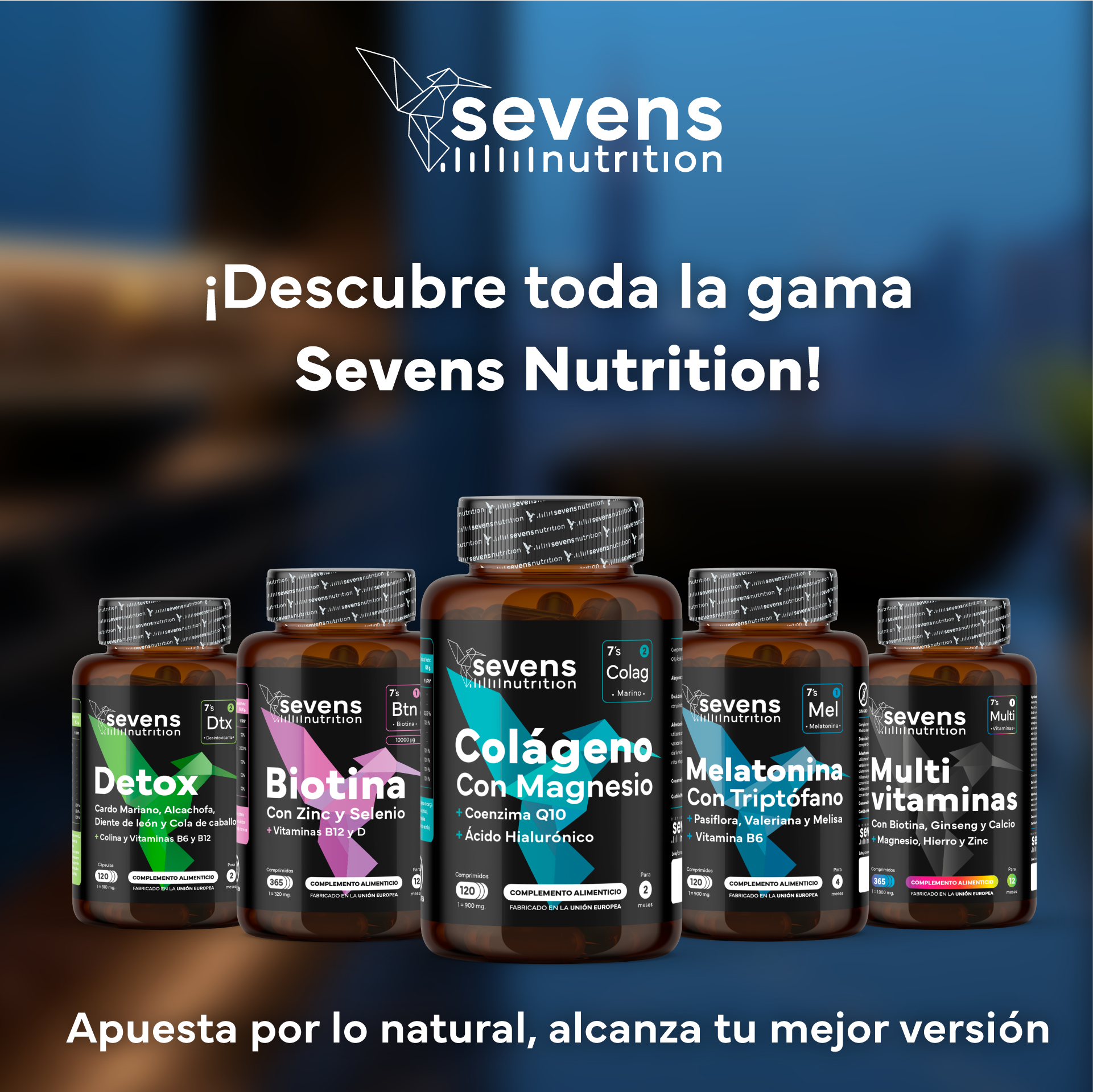 Biotina 10.000 Mcg + Colágeno Marino Con Magnesio. Sevens Nutrition.cabello, Piel, Uñas Y Articulaciones_5