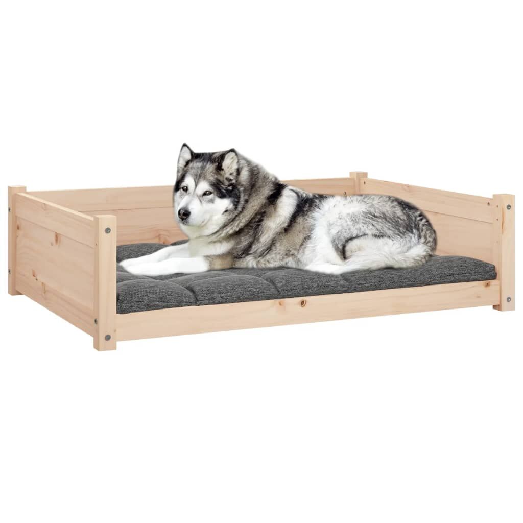 Vidaxl Cama Para Perros Madera Maciza De Pino 105,5x75,5x28 Cm_3