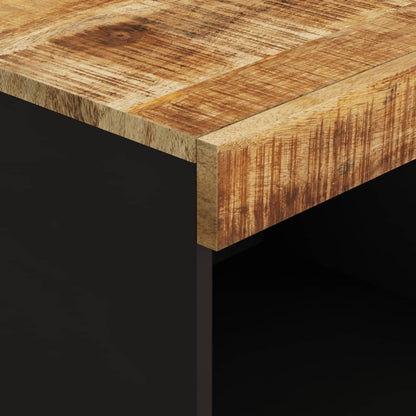 Armario Auxiliar Madera Maciza De Mango 85x33x107 Cm_3