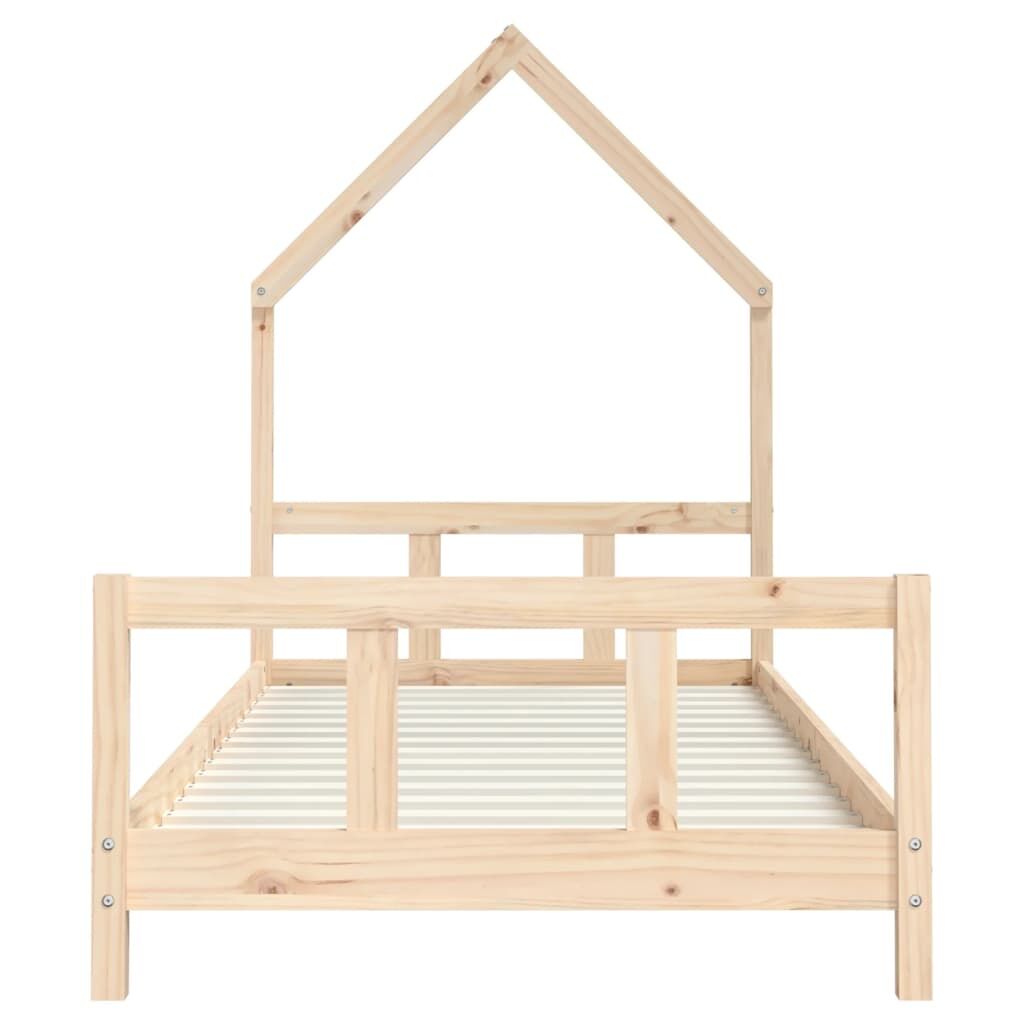 Vidaxl Estructura De Cama Infantil Madera Maciza De Pino 90x190 Cm_3