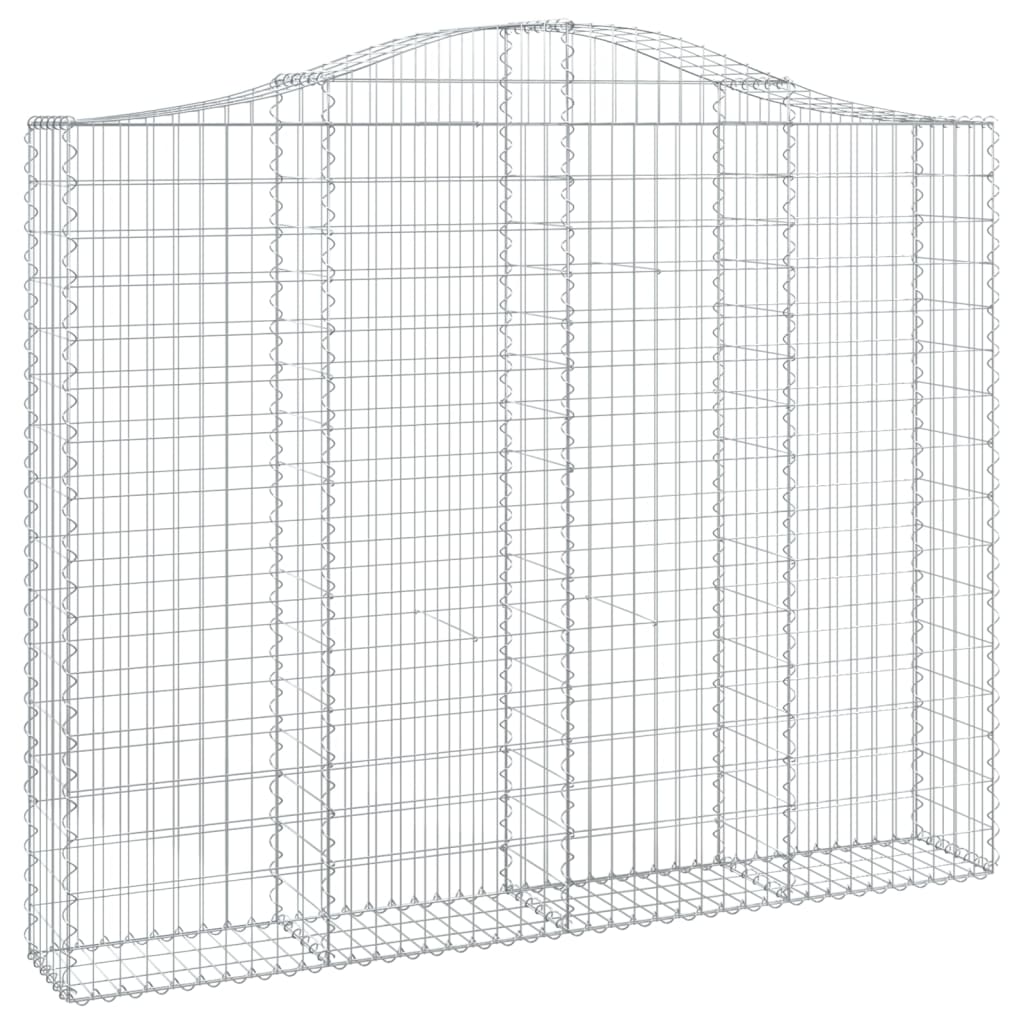 Cestas Gaviones 4 Uds Forma De Arco Hierro 200x30x160/180 Cm_2