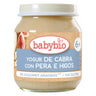 Pote de iogurte de cabra Babybio com pera e figo 130 g