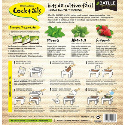 Kit de autocultivo Cocktails Seed Box Batlle