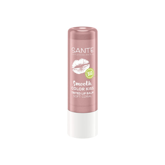 Bálsamo Labial Kiss Color 01 Soft Coral, Sante
