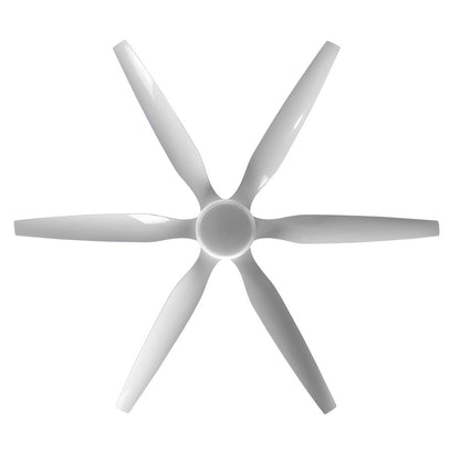 Ventilador Dc Otto 24w 2950lm Blanco 6 Aspas Blancas Reg.x167d 3000-4000-6000k 2tijas C/remoto, Memoria Y Temporizador_1