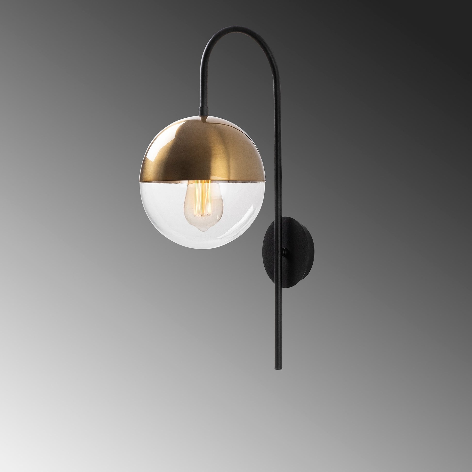 Aplique De Pared, Metal , Negro vintage, 20x31x57, Casquillo E 27 Max 40 W_3