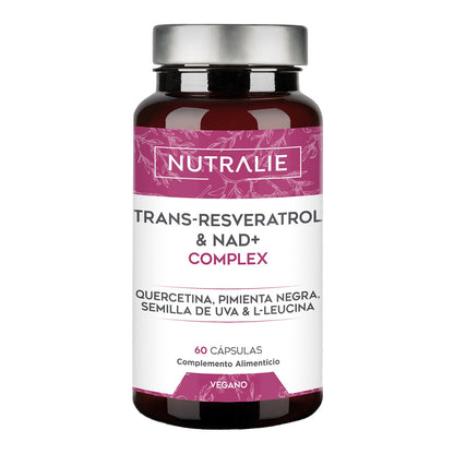 Nutralie Trans Resveratrol y NAD+ Complex 686mg 60 cápsulas