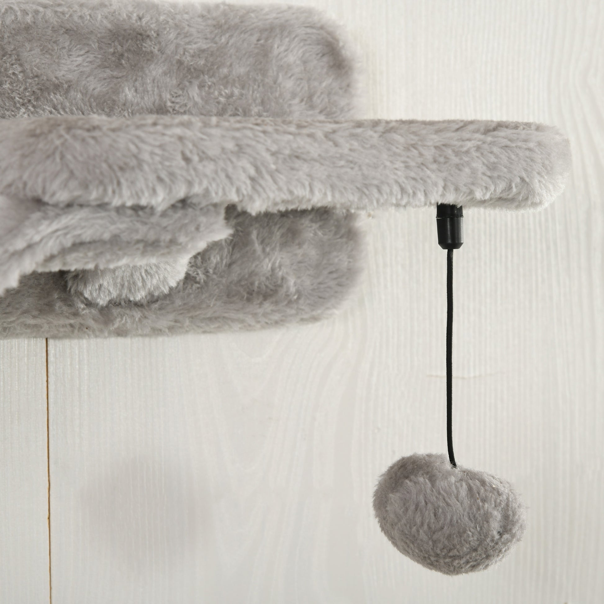 Pawhut Juego De Estanterías Para Gatos De 4 Piezas Con Hamaca Gris_3