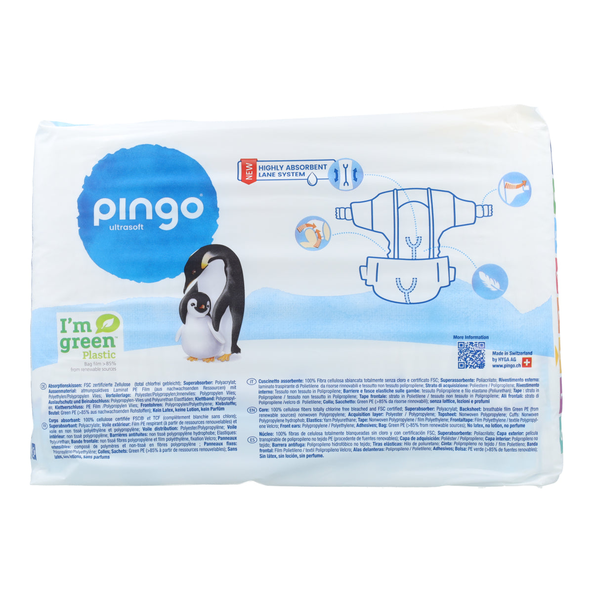 Fraldas T2 (3-6kg) Pingo 42 Unidades