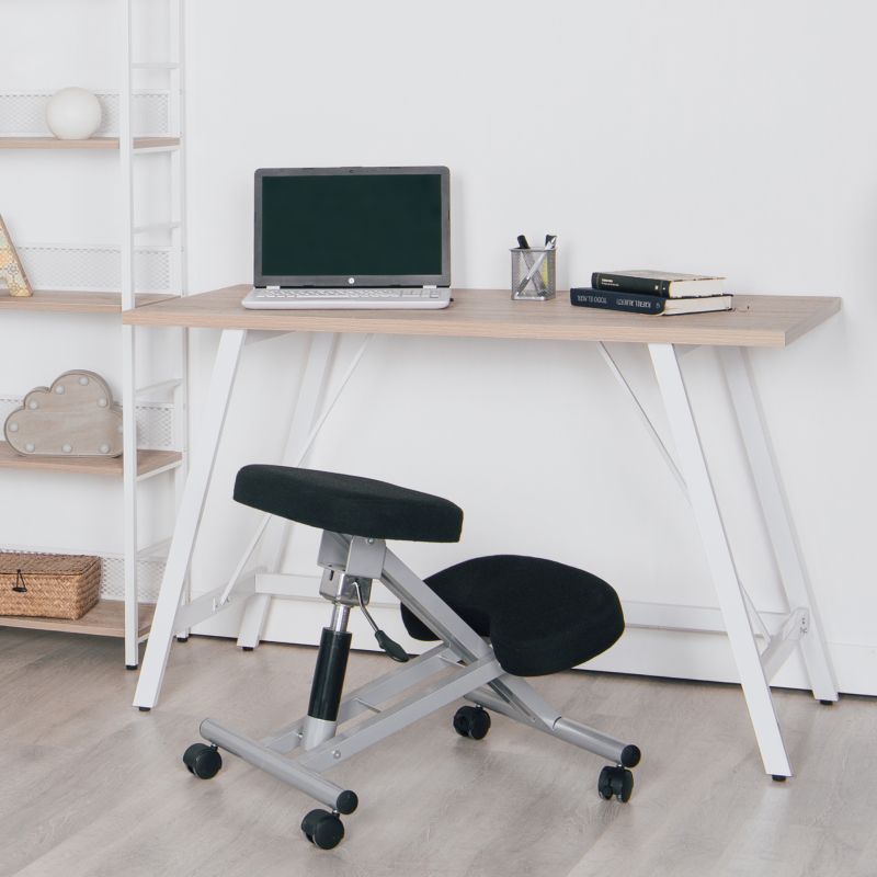 Silla Ergonómica Ergochair Negro Aluminio Madera, Negro, 42 X 60 X 65cm_2
